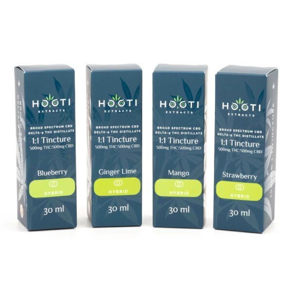 1000mg 1:1 Hybrid Tinctures (Hooti Extracts) - Image 5
