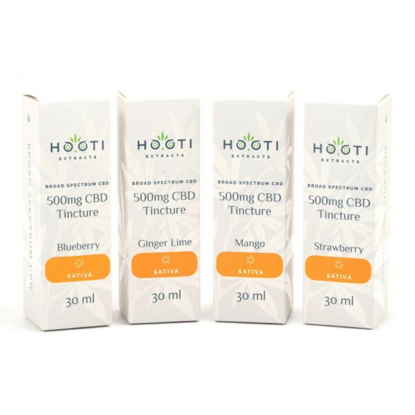 500mg Sativa CBD Tinctures (Hooti Extracts) - Image 6