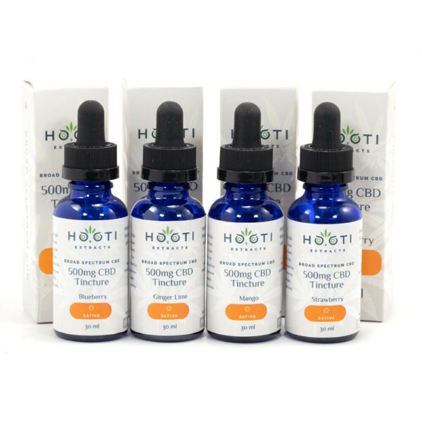 500mg Sativa CBD Tinctures (Hooti Extracts) - Image 4