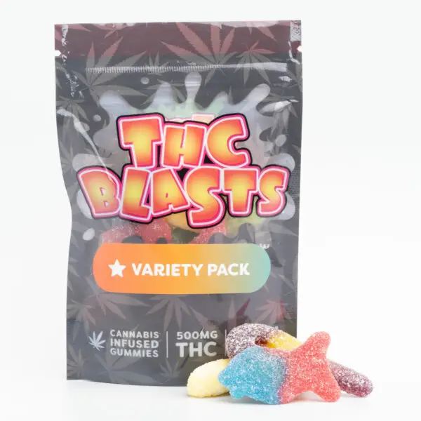 Alternative view of 500mg THC Blasts Gummies (Blast Edibles)